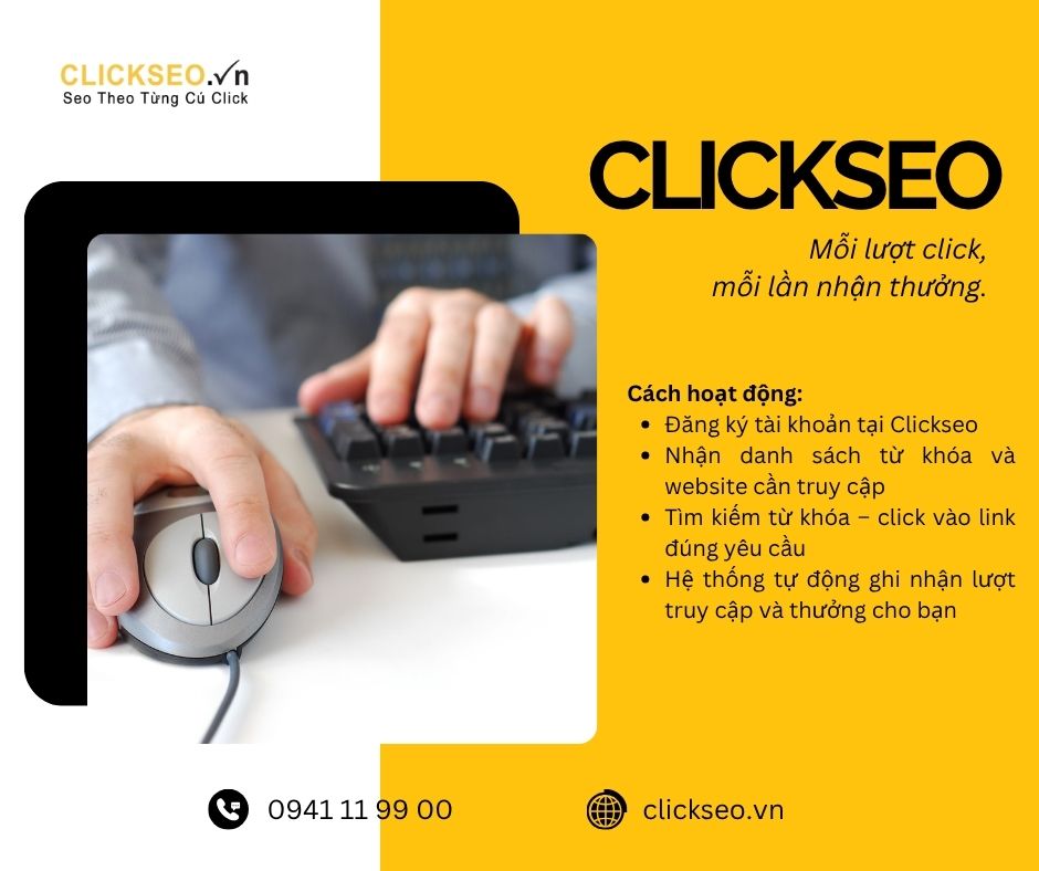 Kiếm tiền online đơn giản với Clickseo: Giải pháp tăng thu nhập cho mọi đối tượng
